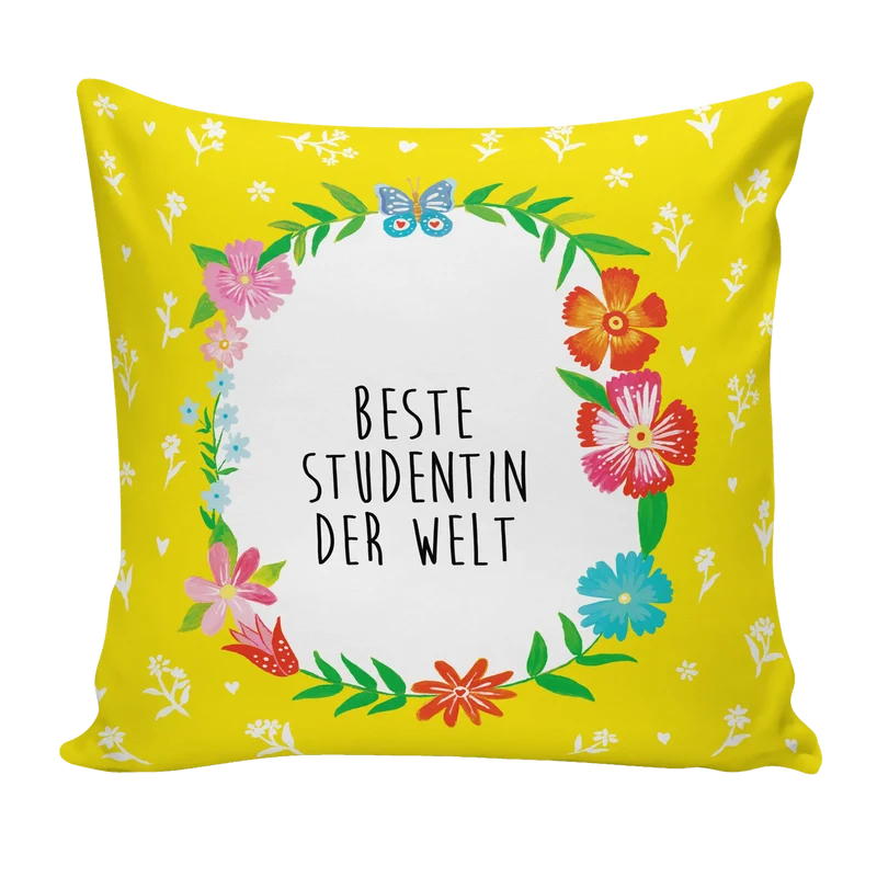 40x40 Kissen Studentin