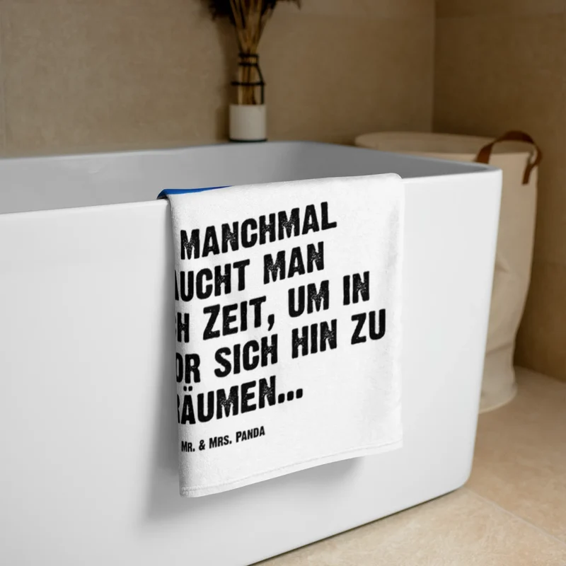 XL Badehandtuch Nachtfalter Schaumbad