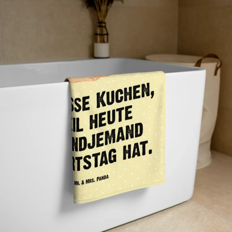 XL Badehandtuch Igel Kuchenstück