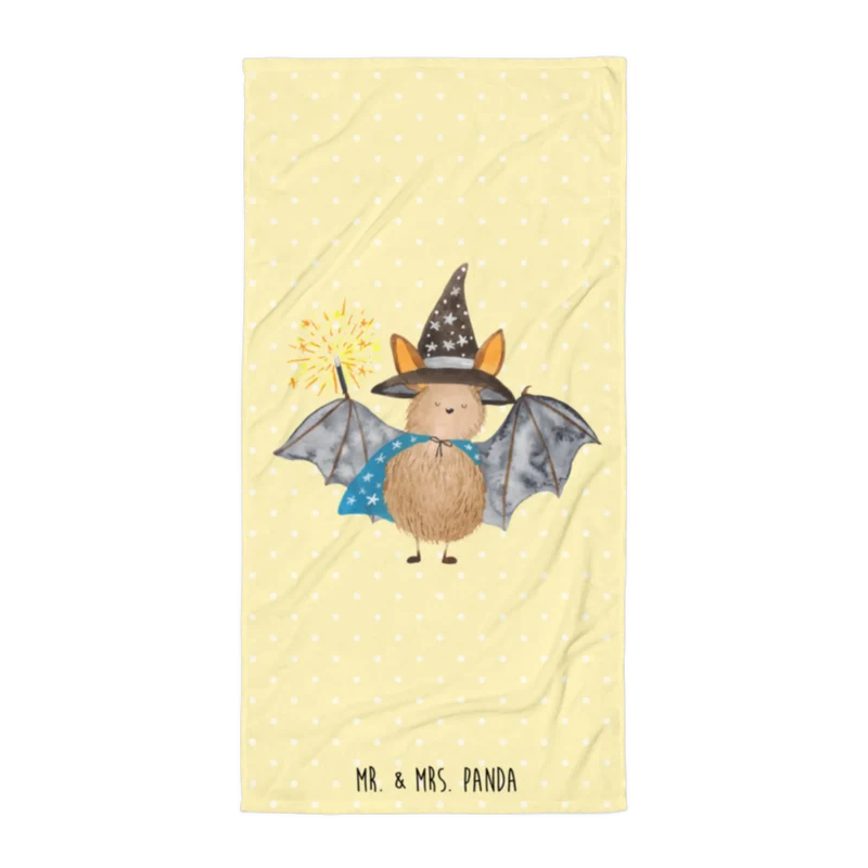 XL Badehandtuch Fledermaus Zauberer