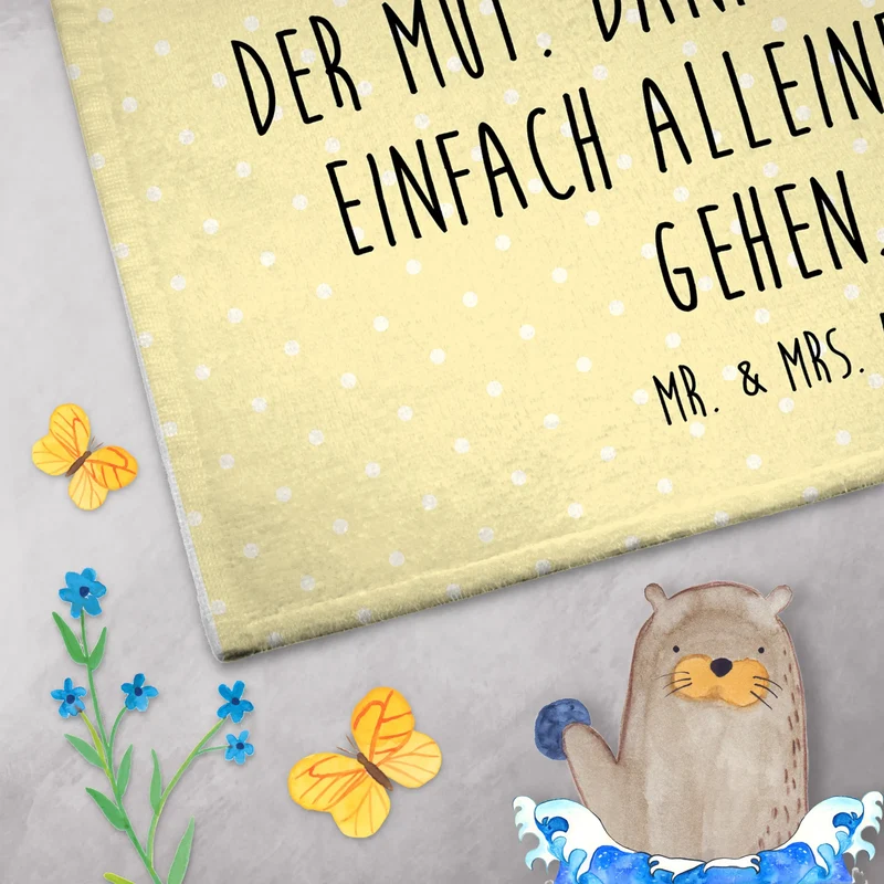 Gästehandtuch Schildkröte Wanderer