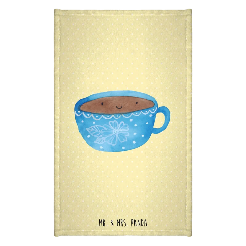 Gästehandtuch Kaffee Tasse