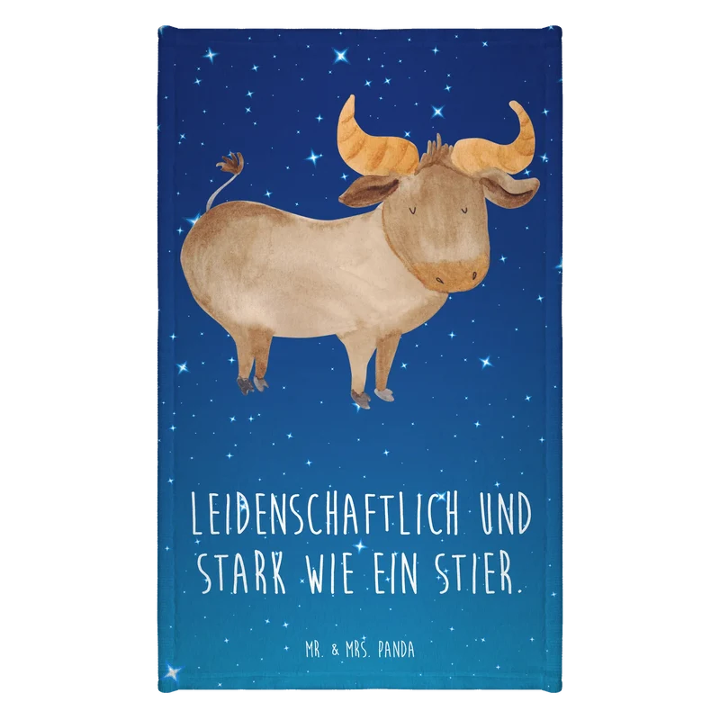 Gästehandtuch Sternzeichen Stier