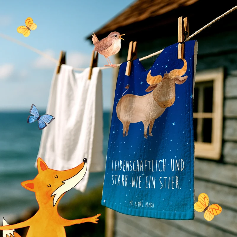 Gästehandtuch Sternzeichen Stier