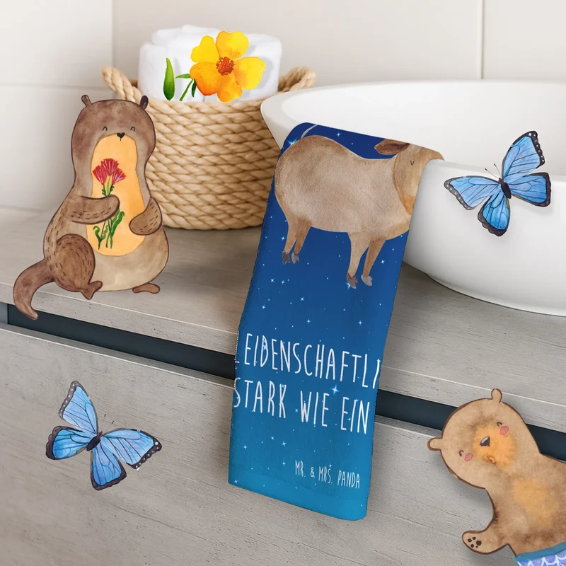 Gästehandtuch Sternzeichen Stier