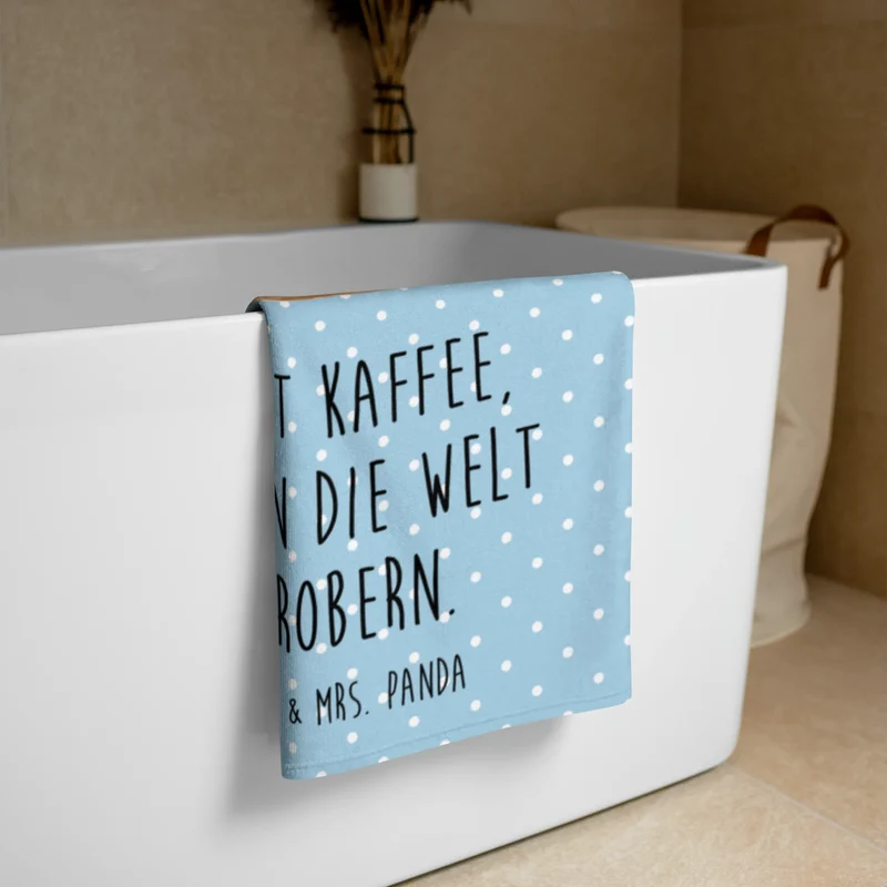 XL Badehandtuch Bär Kaffee