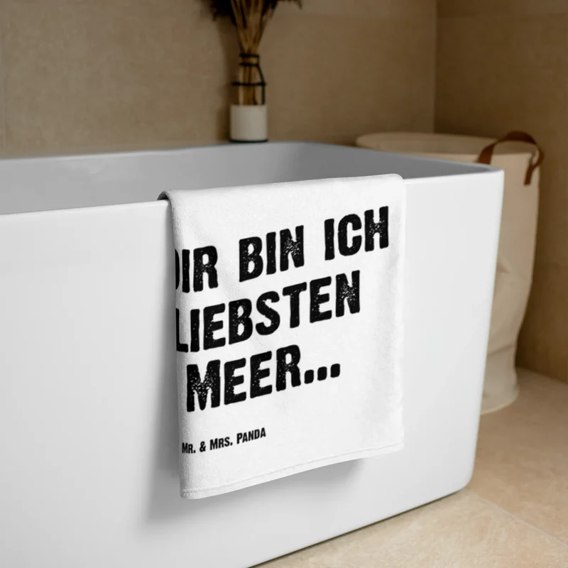 XL Badehandtuch Hasen Muschel