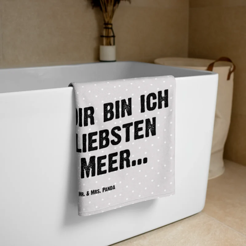 XL Badehandtuch Hasen Muschel