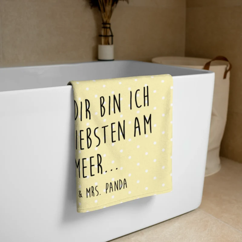 XL Badehandtuch Hasen Muschel