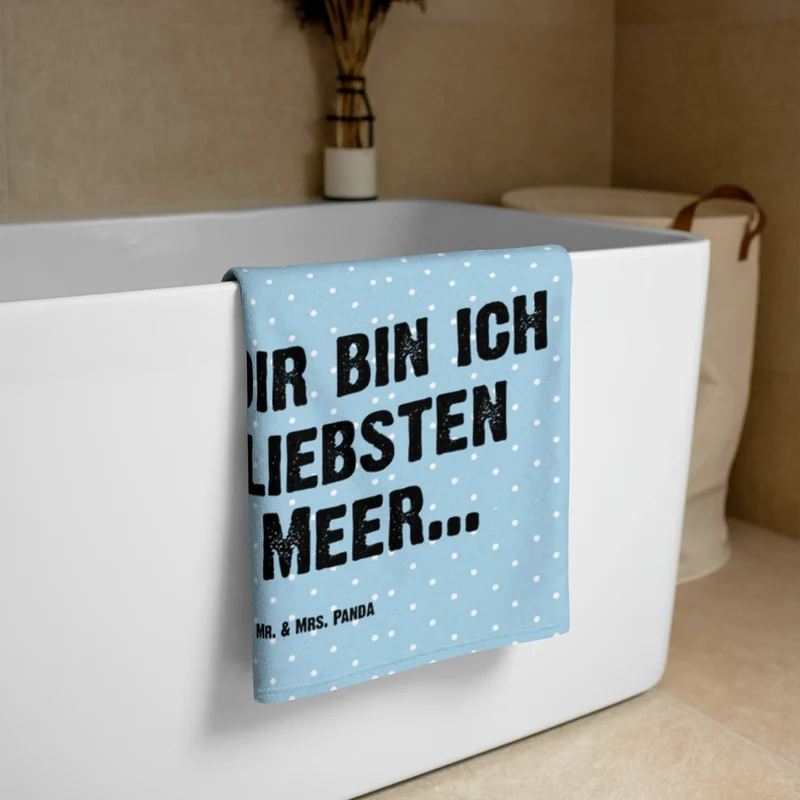 XL Badehandtuch Hasen Muschel