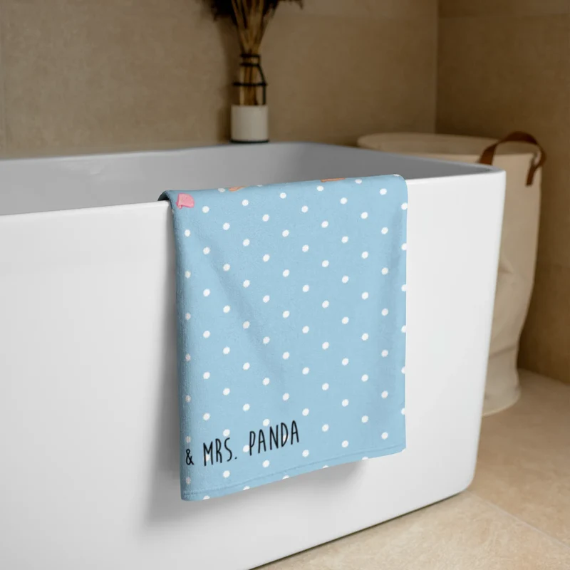 XL Badehandtuch Hasen Muschel