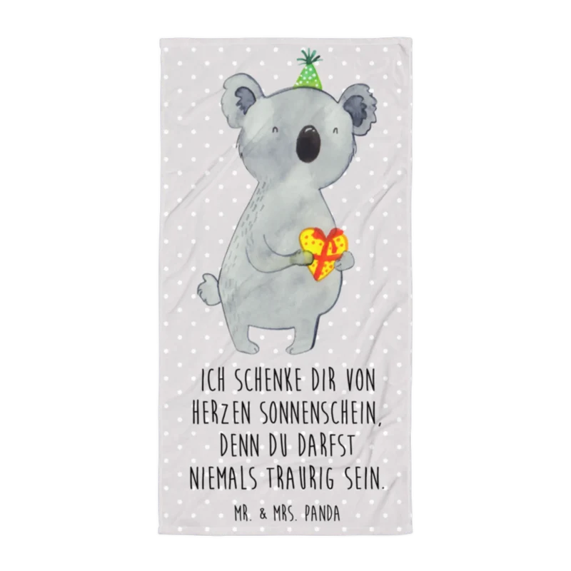 XL Badehandtuch Koala Geschenk