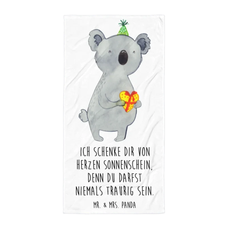 XL Badehandtuch Koala Geschenk