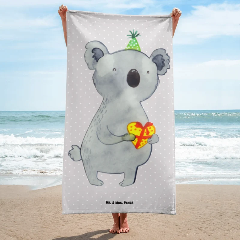 XL Badehandtuch Koala Geschenk