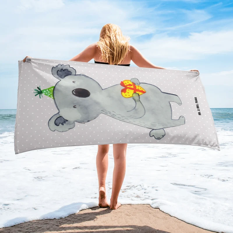 XL Badehandtuch Koala Geschenk