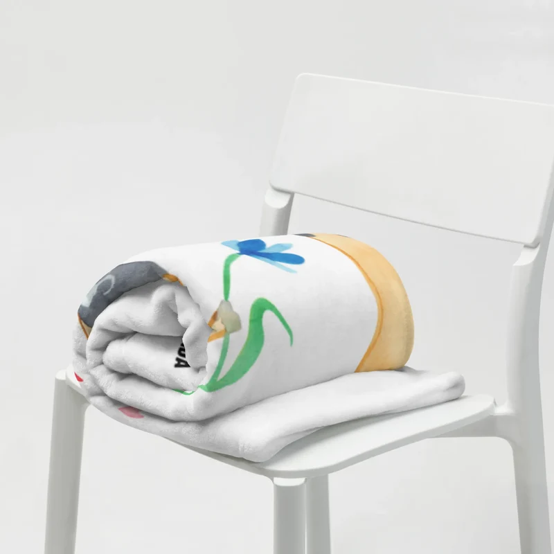 Babydecke Mops Verliebt