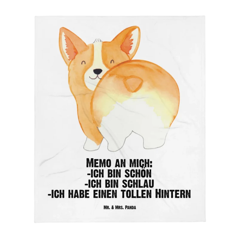 Babydecke Corgi Po