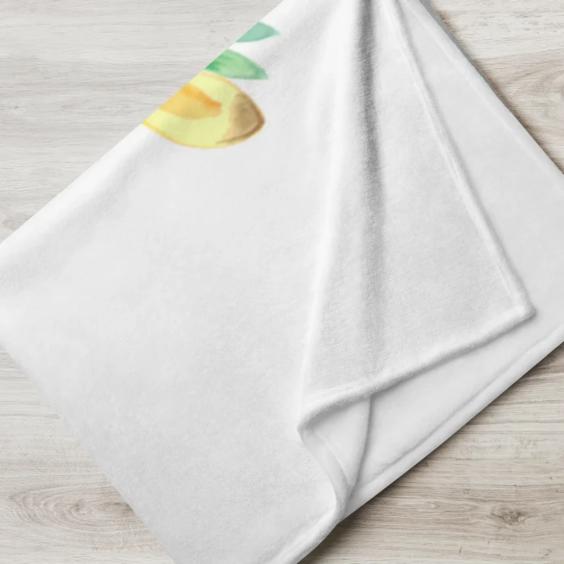 Babydecke Giraffe Blumenkranz