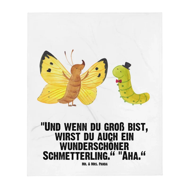 Babydecke Raupe Schmetterling