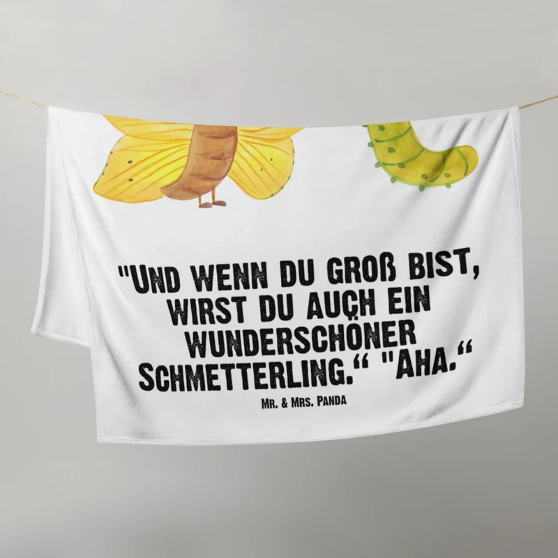 Babydecke Raupe Schmetterling