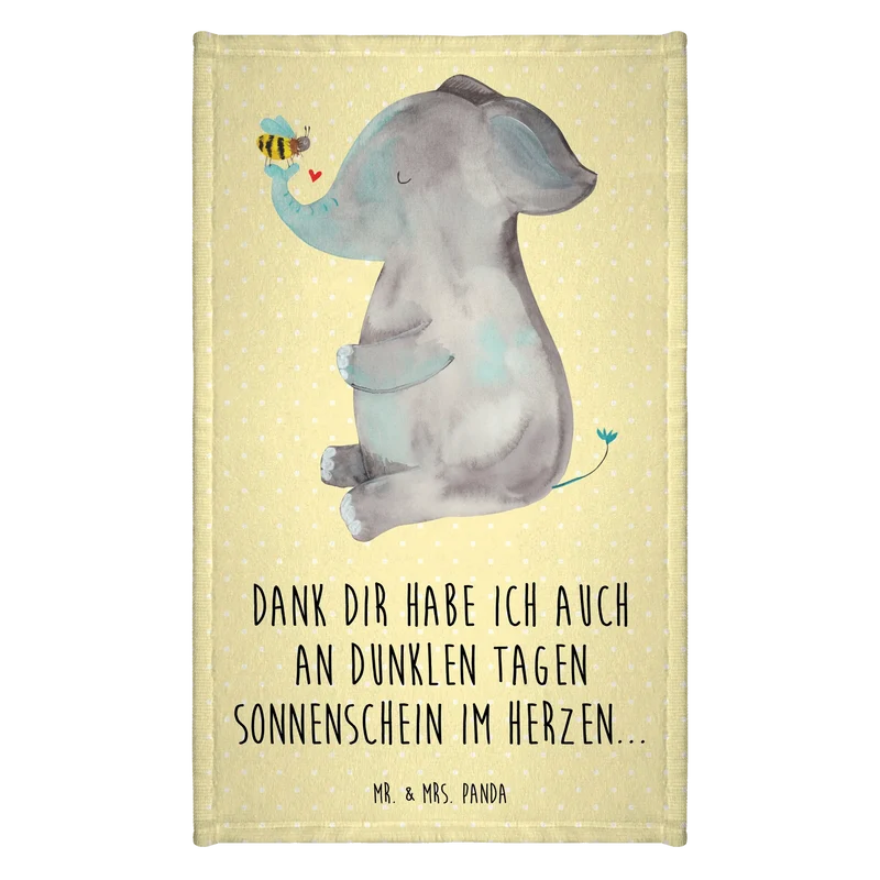 Gästehandtuch Elefant Biene