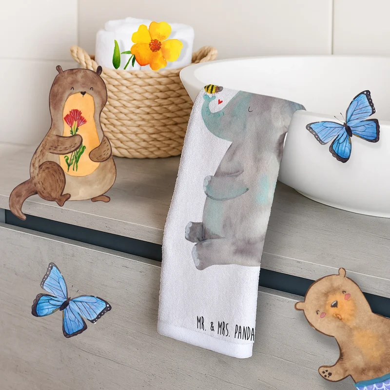 Gästehandtuch Elefant Biene
