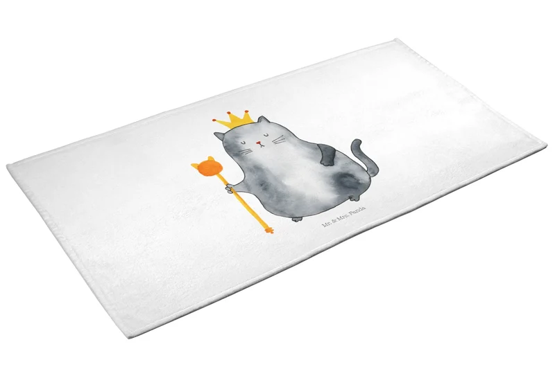 Handtuch Katze König