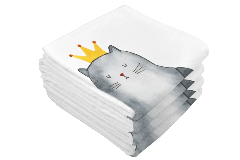 Handtuch Katze König