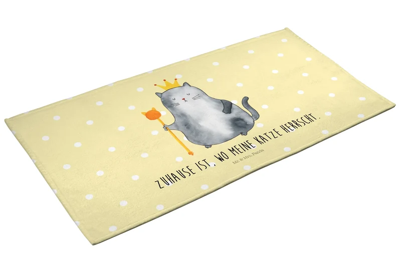 Handtuch Katze König