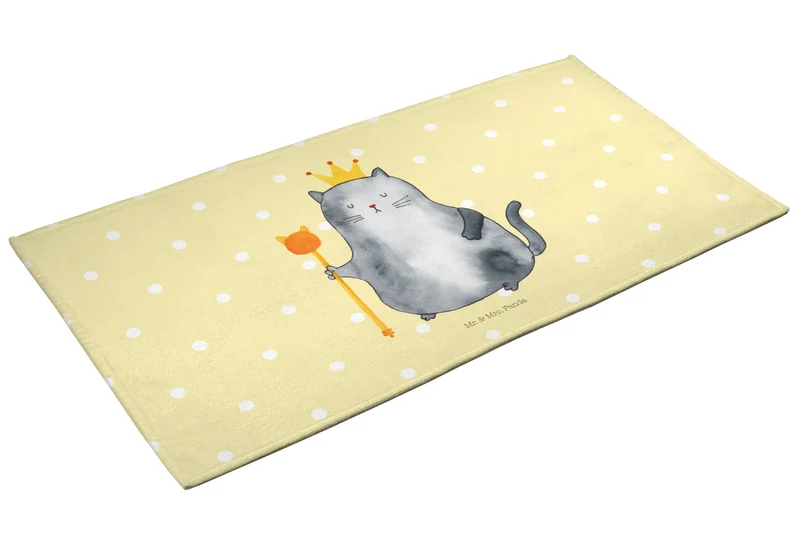 Handtuch Katze König