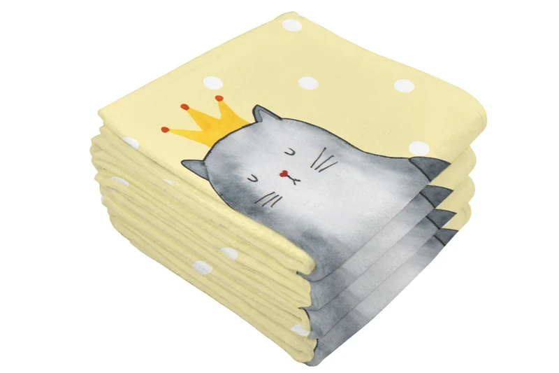 Handtuch Katze König