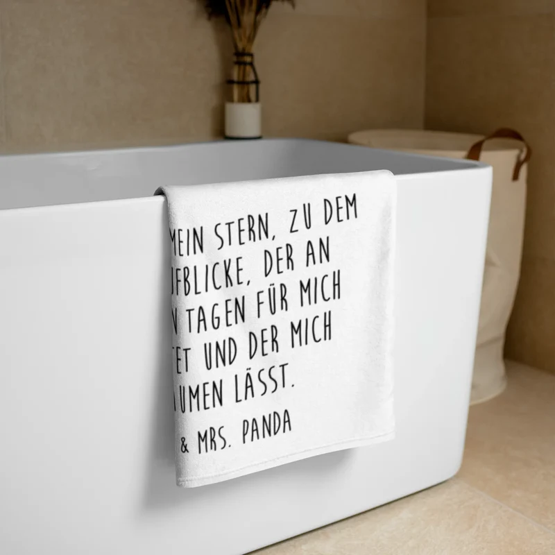 XL Badehandtuch Pinguin Liebe