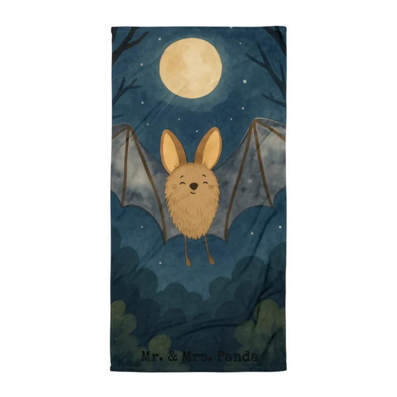 XL Badehandtuch Fledermaus Flügel Design