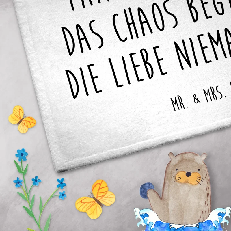 Gästehandtuch Koala Familie
