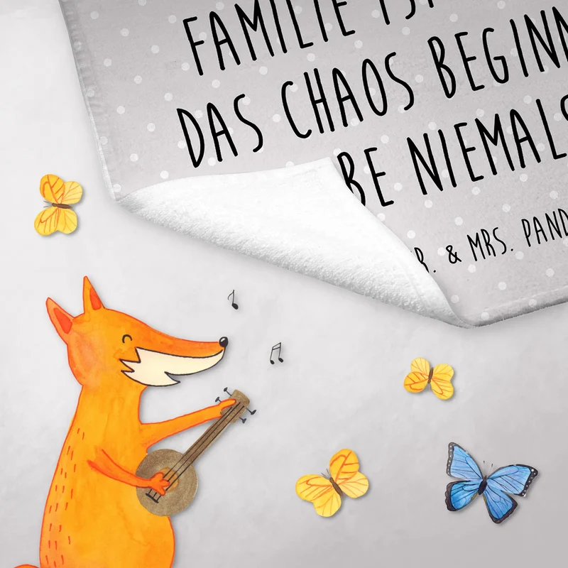 Gästehandtuch Koala Familie