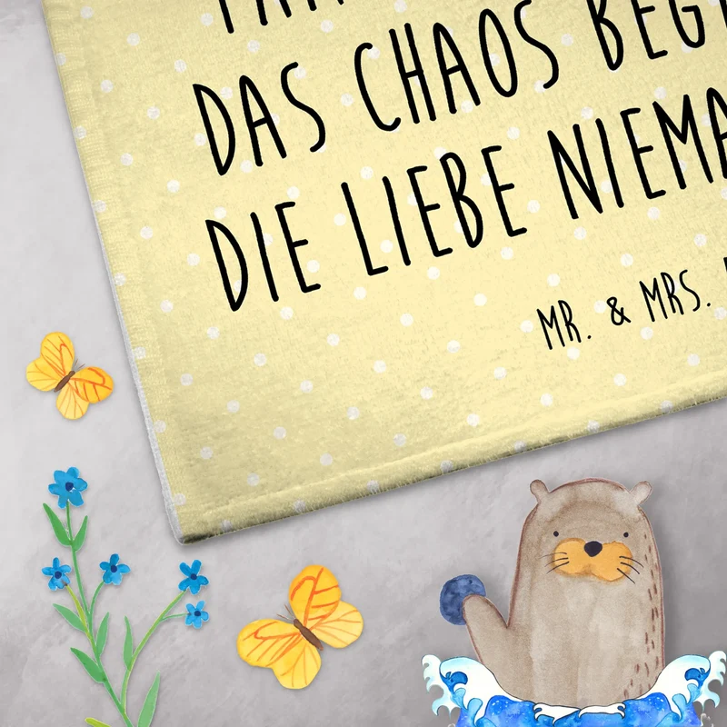 Gästehandtuch Koala Familie