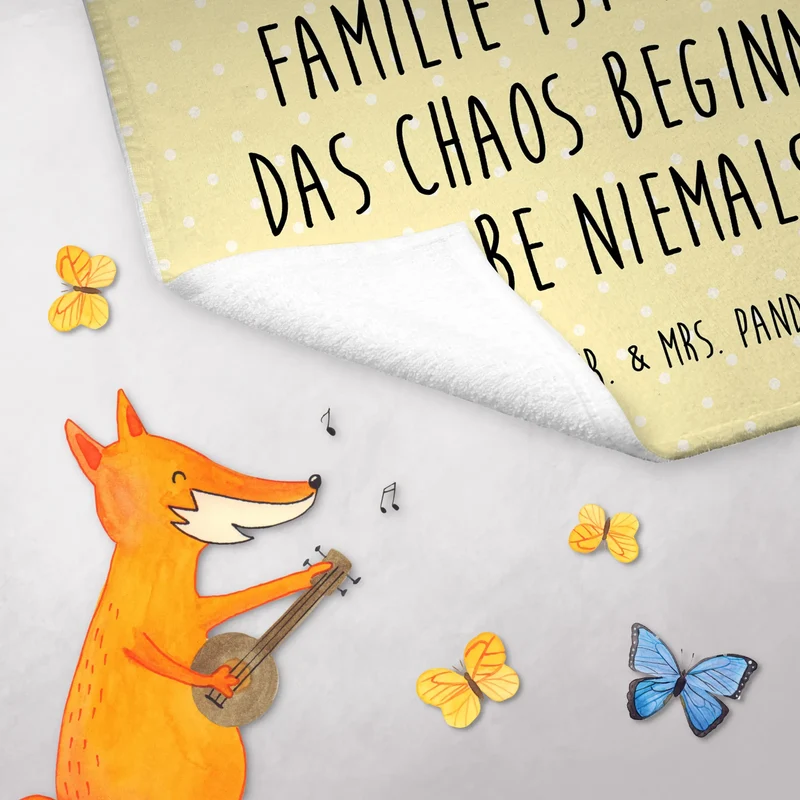 Gästehandtuch Koala Familie