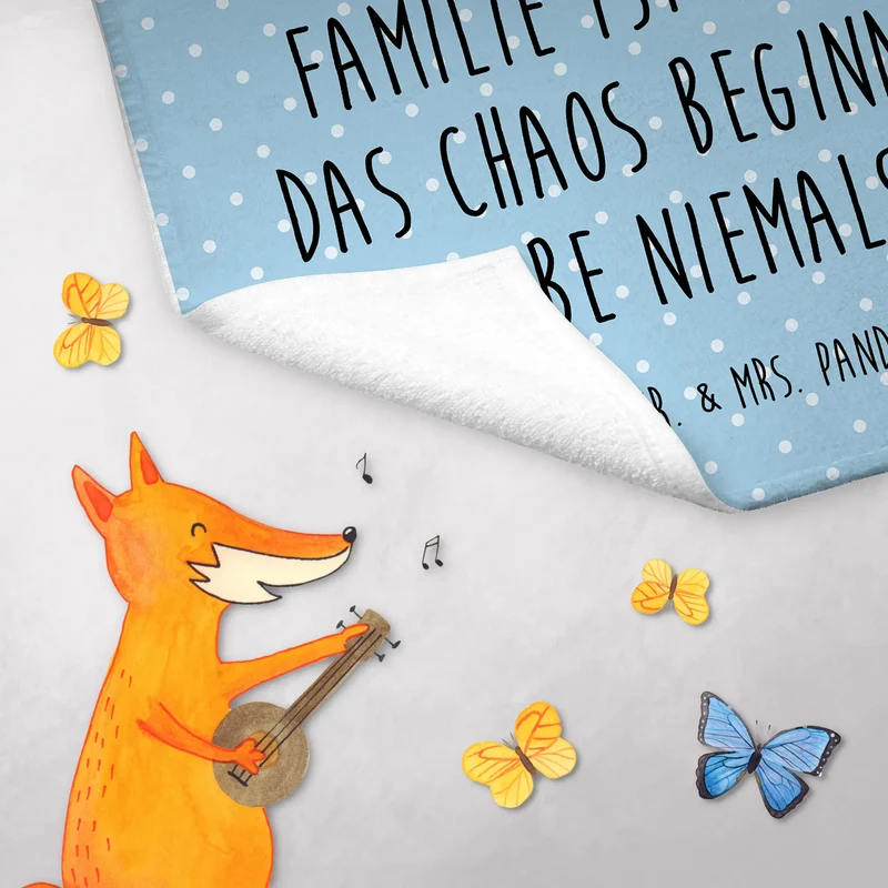 Gästehandtuch Koala Familie