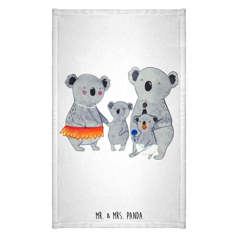 Gästehandtuch Koala Familie