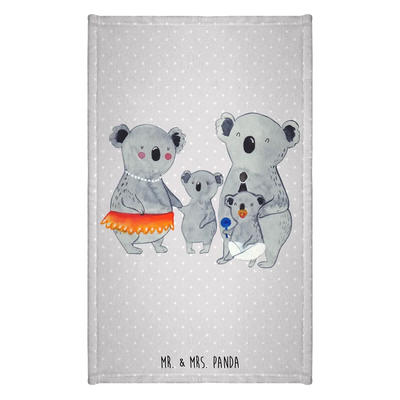 Gästehandtuch Koala Familie