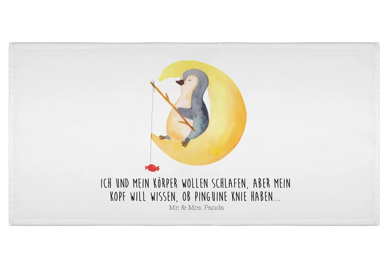Handtuch Pinguin Mond
