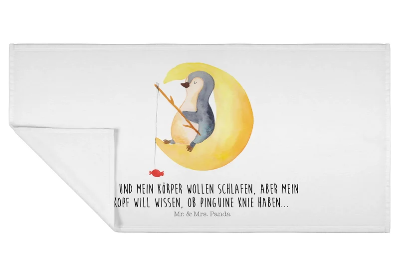 Handtuch Pinguin Mond