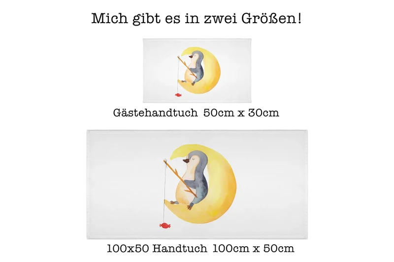 Handtuch Pinguin Mond