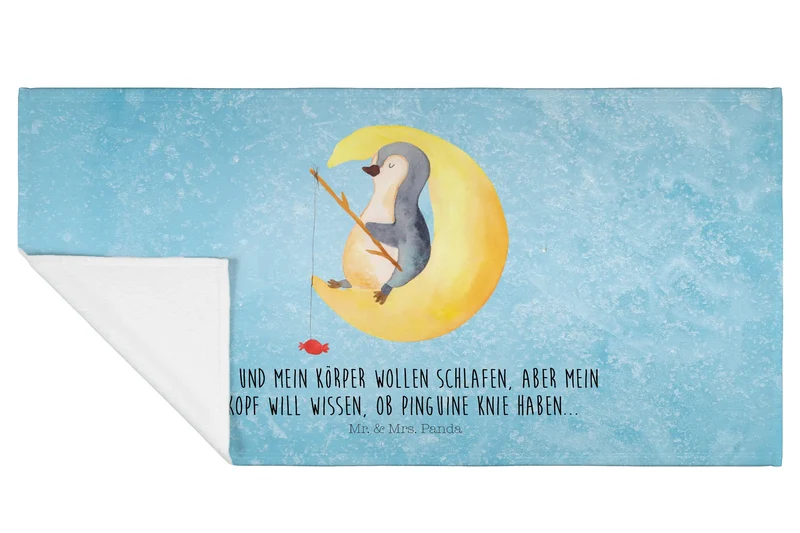 Handtuch Pinguin Mond