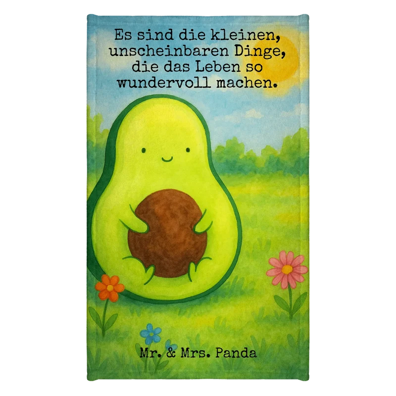 Gästehandtuch Avocado Kern Design