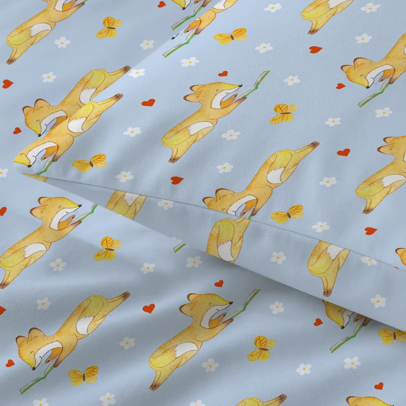 Bettwäsche Fuchs Lesen Muster