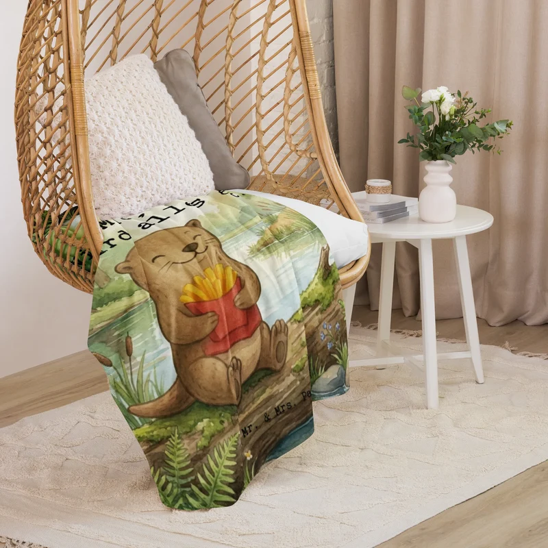 Sherpa Kuscheldecke Otter Pommes Design