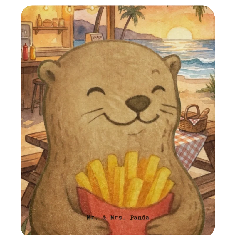 Sherpa Kuscheldecke Otter Pommes Design