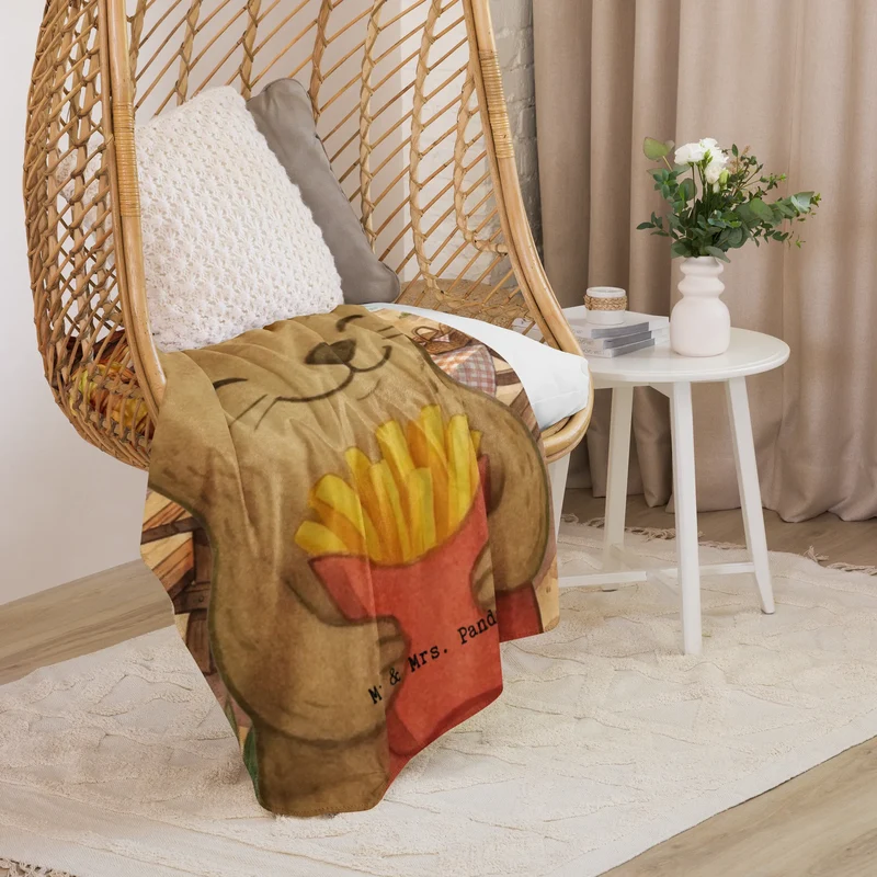 Sherpa Kuscheldecke Otter Pommes Design