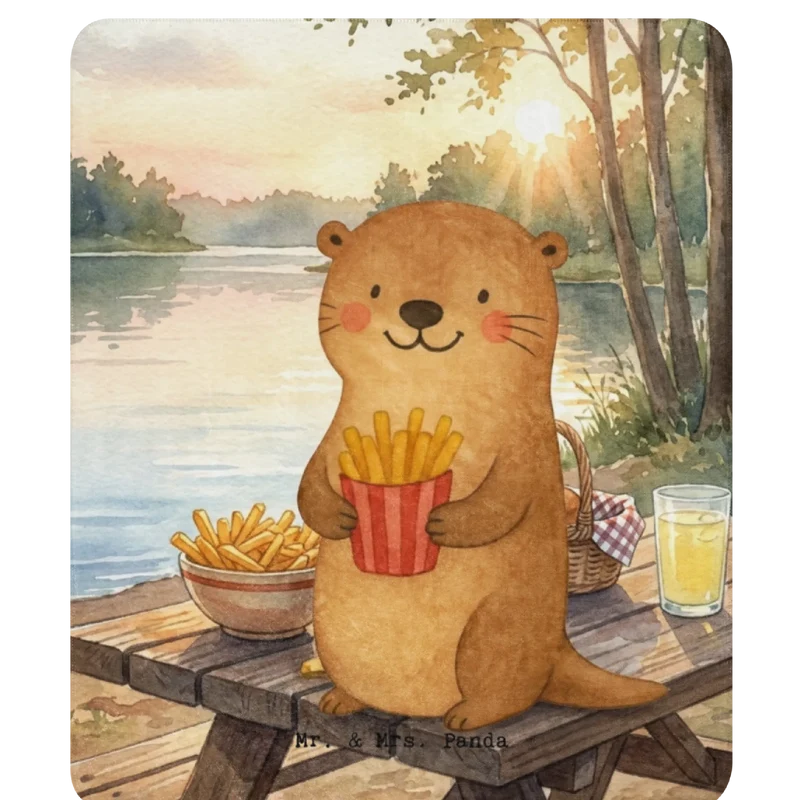 Sherpa Kuscheldecke Otter See Pommes Design